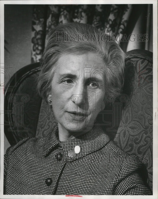 1971 Press Photo Mrs. Leonard Weiner, Pres., Nat'l Council of Jewish Women