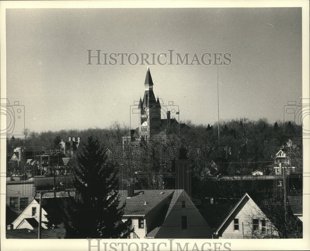 1987 Press Photo Washington County Department of Social Services building