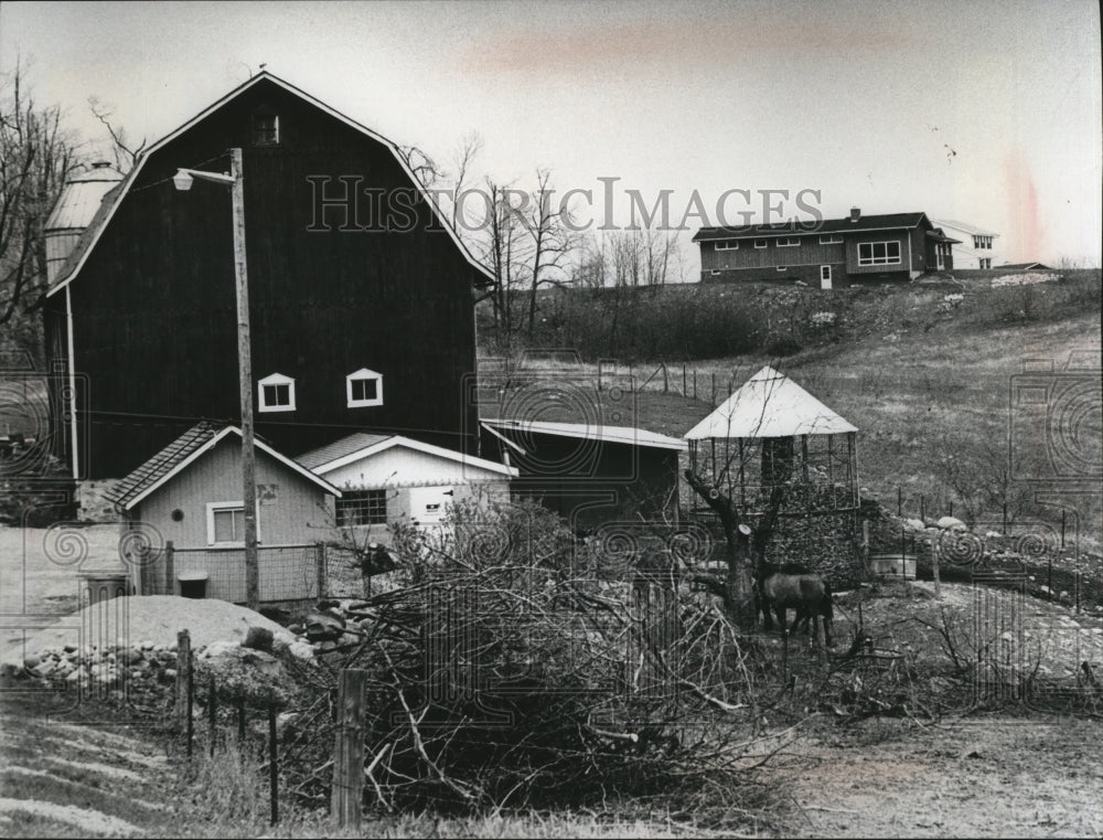1976 Press Photo Subdivisions in Washington County, West Bend, Wisconsin