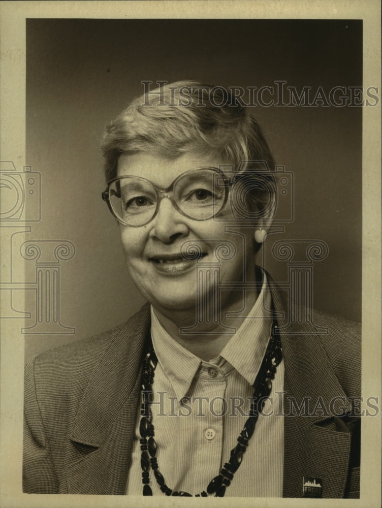 1989 Press Photo Mayor Florence Whalen, candidate for county executive - Historic Images