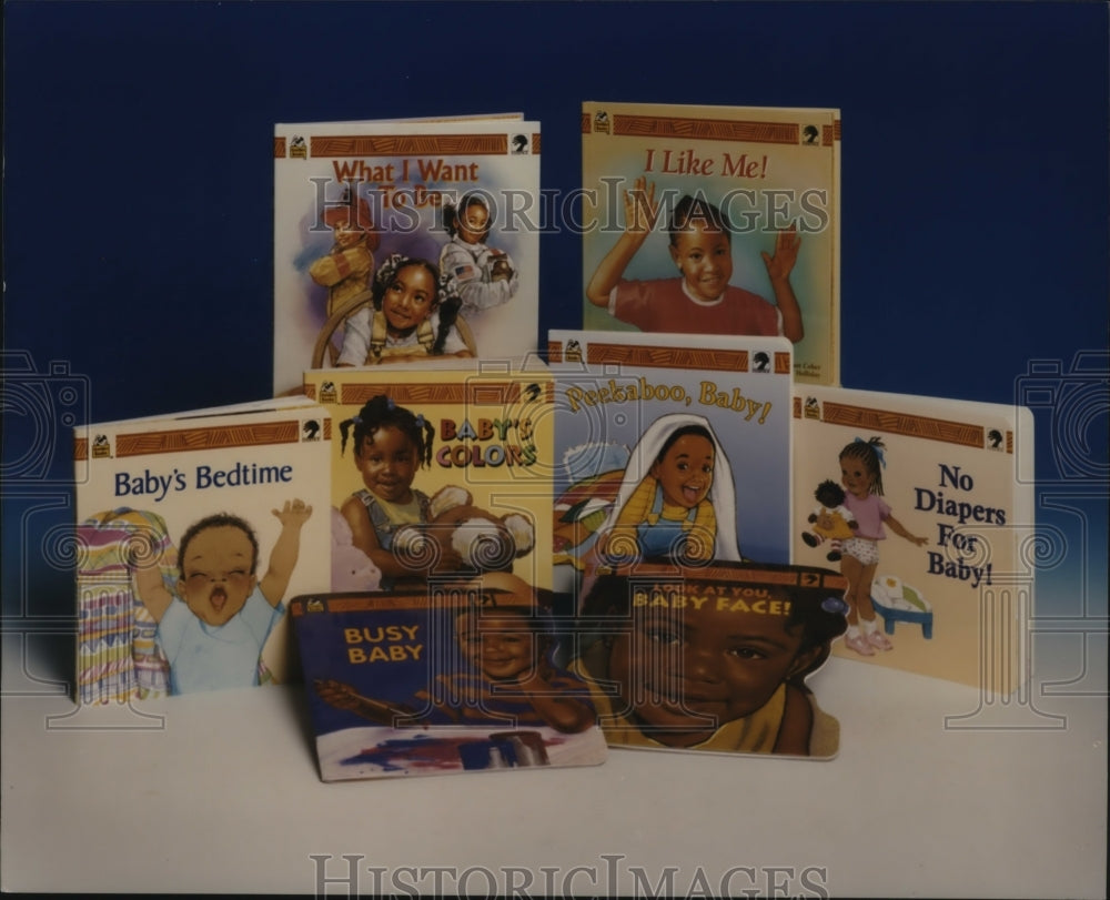 1996 Press Photo Series of books for black children published jointly- Historic Images