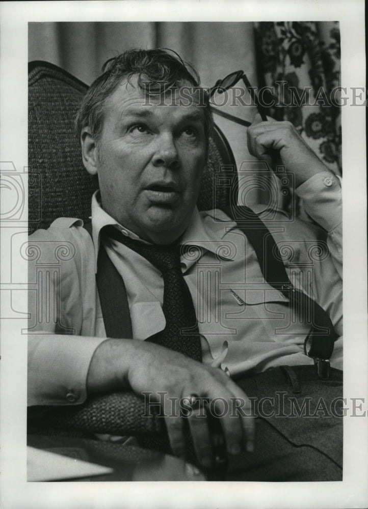 1978 Press Photo Tom Wicker, associate editor and columnist for New York Times.