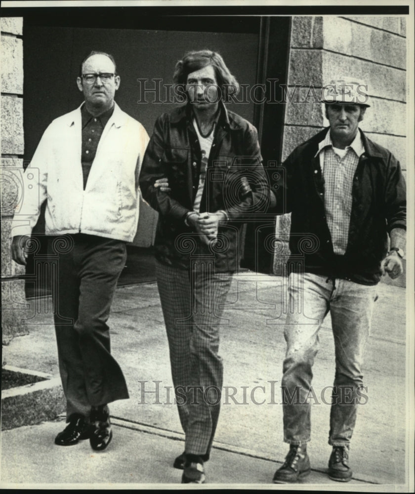 1978 Press Photo Robert E. White, arrested for murder conspiracy charges.