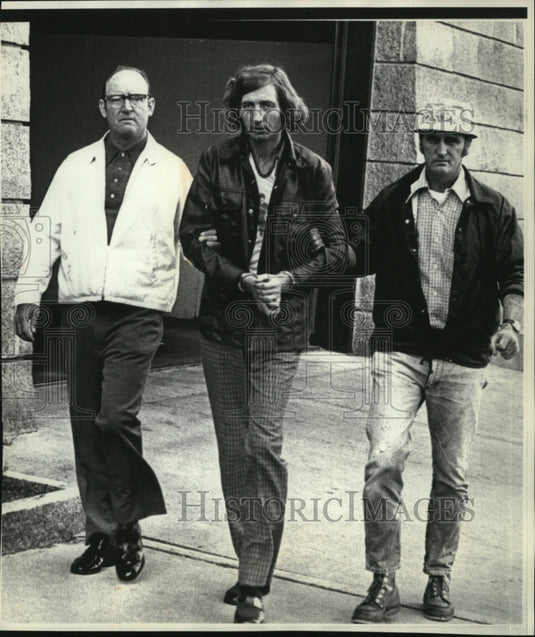 1978 Press Photo Robert E. White, arrested for murder conspiracy charges.
