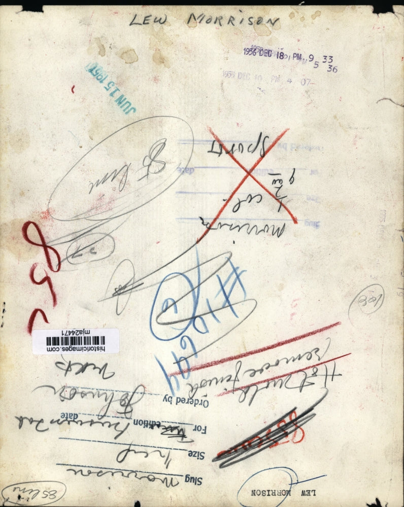 1955 Press Photo Lew Morrison Portrait - mja24471