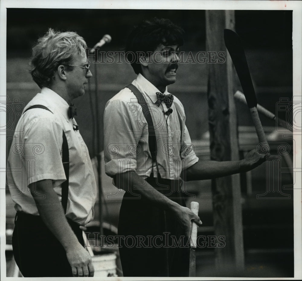 1990 Press Photo Joe  Niedzialkowski Performs at the Washington County Fair- Historic Images