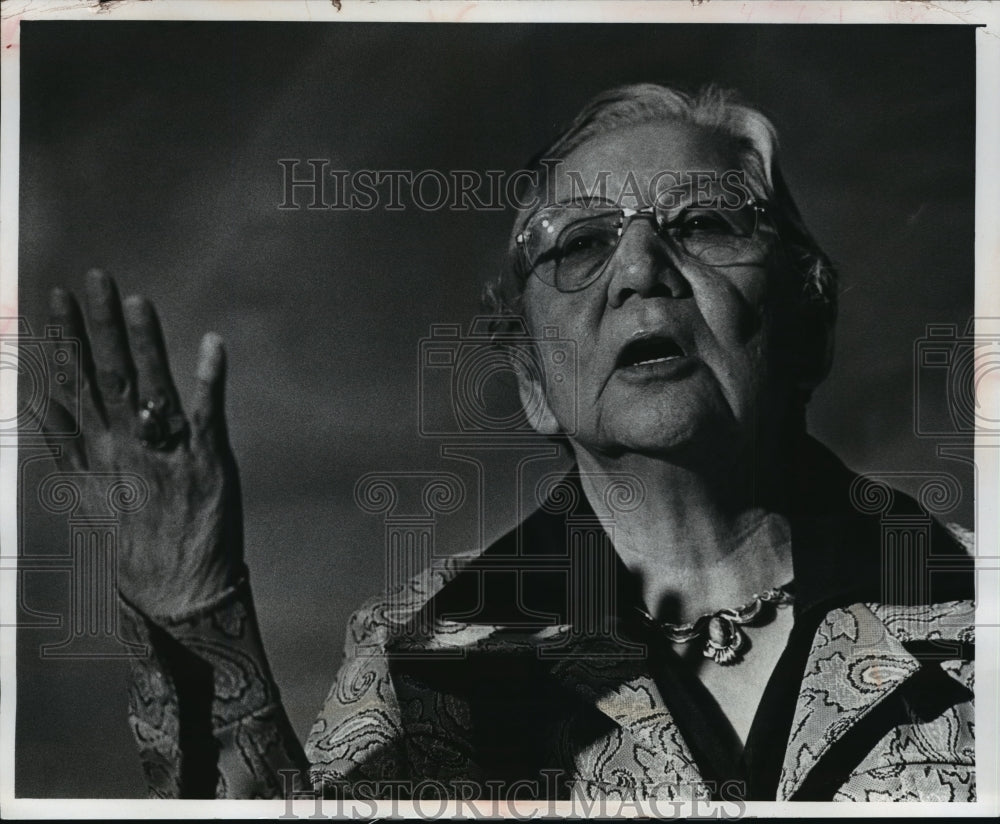 1978 Press Photo Christine Webster of Menominee Tribal Court judge- Historic Images