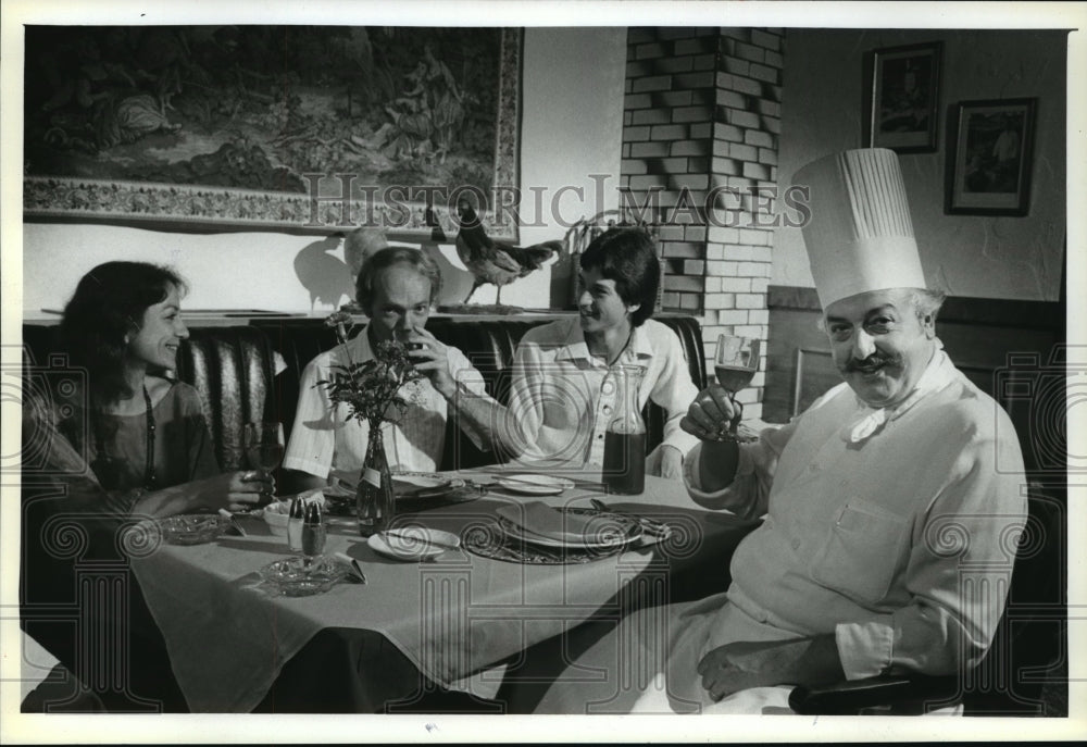 1981 Press Photo Jean-Paul Weber owner of La Brasserie - mja28745