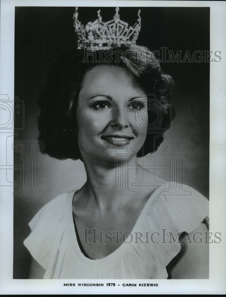 1978 Press Photo Carin Kizewic, Miss Wisconsin - mja30064