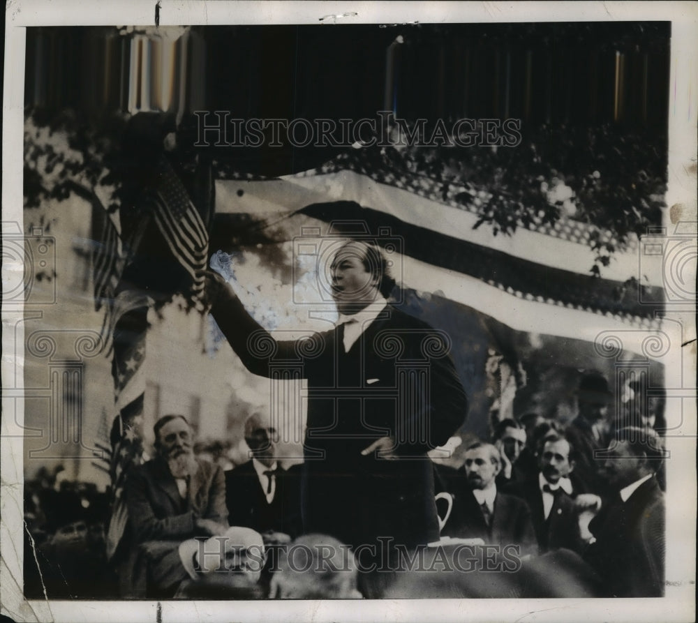 1946 Press Photo William Jennings Bryan the Boy Orator of the Platte at campaign- Historic Images