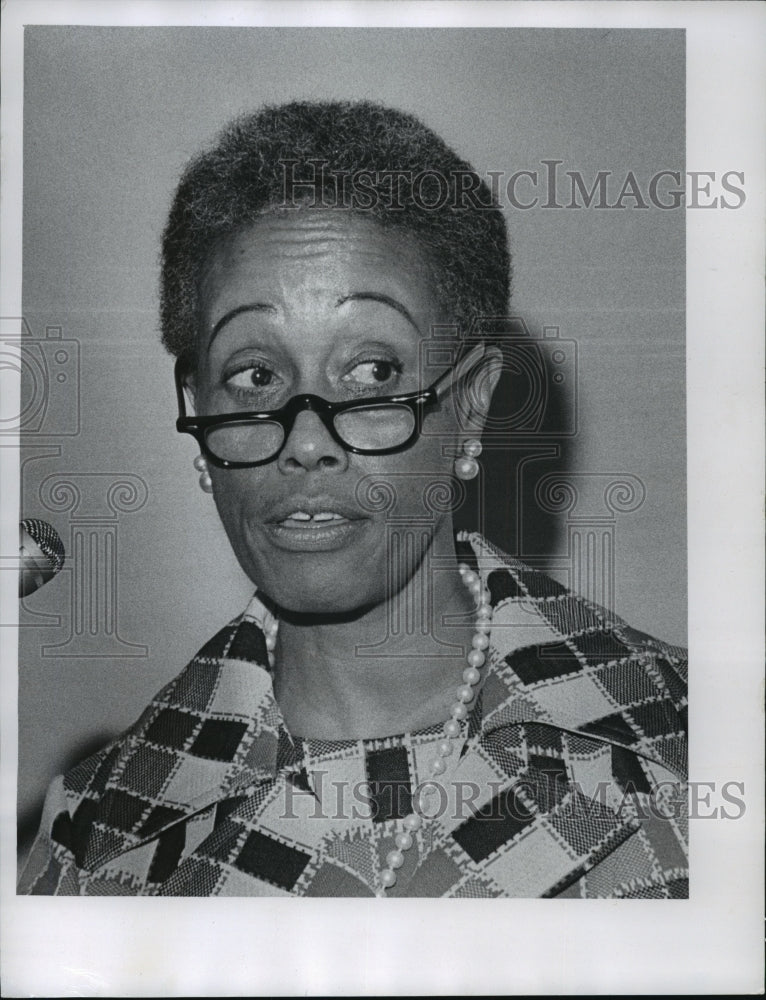 1974 Press Photo Doris Wilson, Executive Director, Chicago YWCA- Historic Images