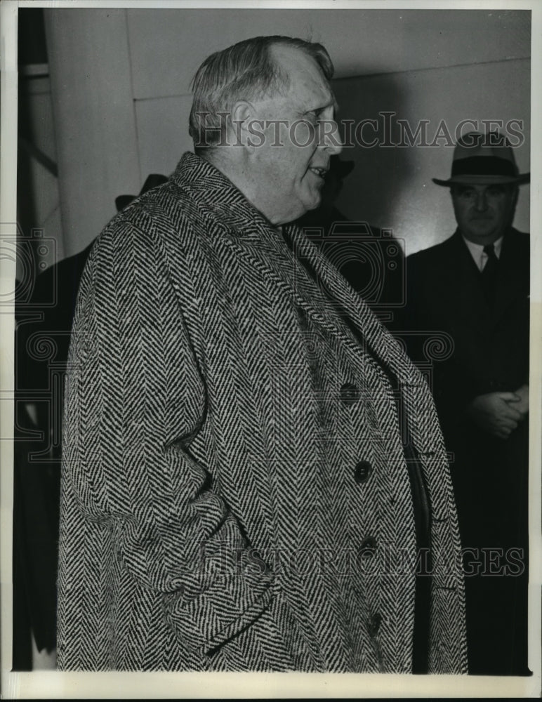 1936 Press Photo William Randolph Hearst Returning to New York to vote