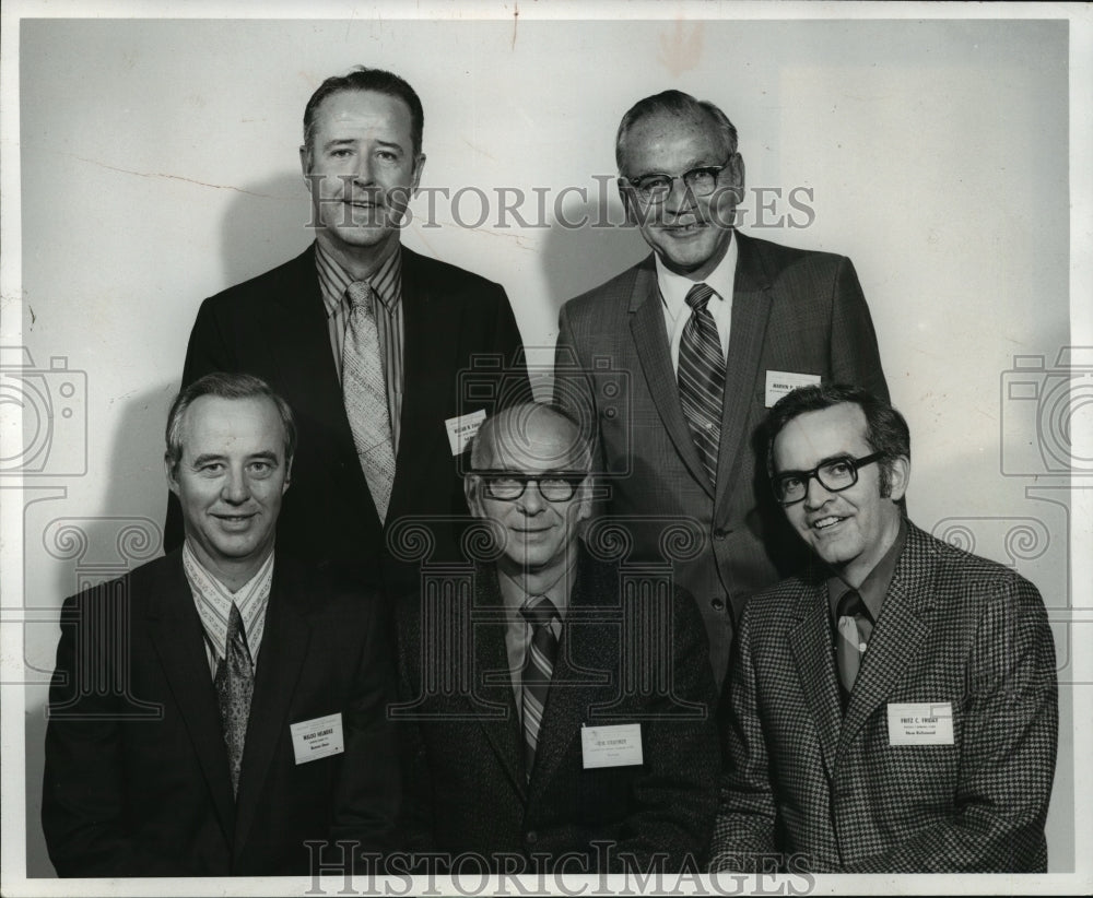 1971 Press Photo Wisconsin Canners and Freezers Association newly elected board- Historic Images