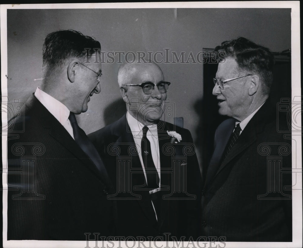1960 Press Photo Joseph M. Kopp, Irwin Maier and Edwin Maier, Milwaukee Journal- Historic Images