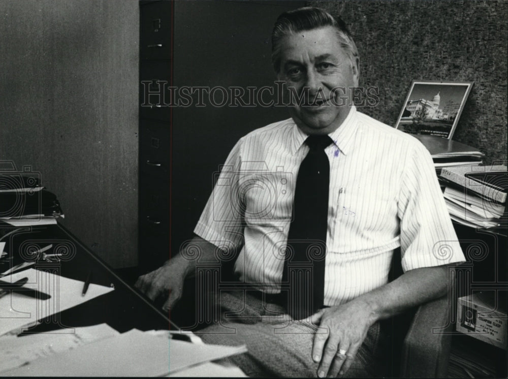 1980 Press Photo Ralph Koenig, Union Leader- Historic Images