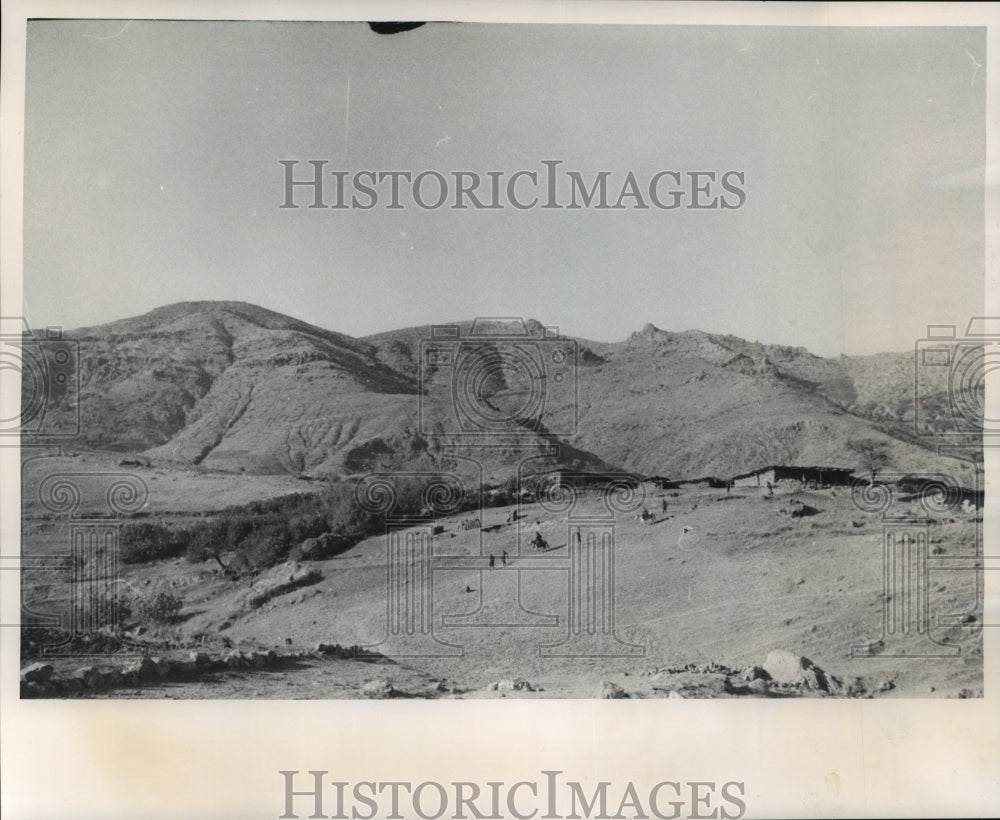 1964 Press Photo View of the Kurdish village Ganow in Iraq - mja39034- Historic Images