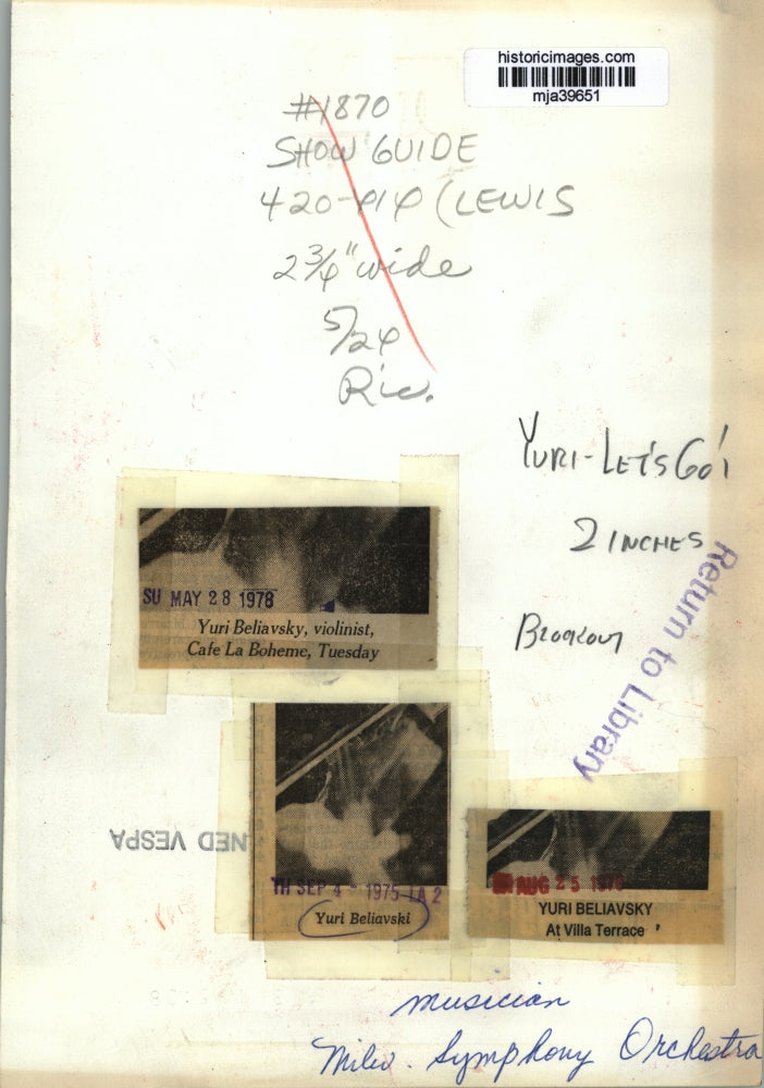 1975 Press Photo Yuri Beliavsky, at Cafe La Boheme, Milwaukee Symphony Orchestra