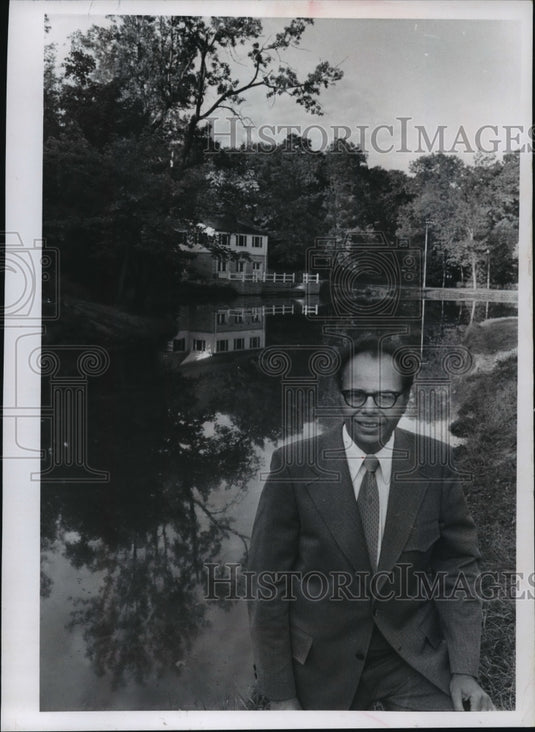 1974 Press Photo Alfred E. Koplin Superintendent of County Parks- Historic Images