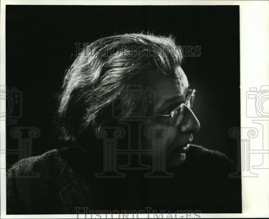 1975 Press Photo Bernard Zaslav, UUM musician, profile picture- Historic Images
