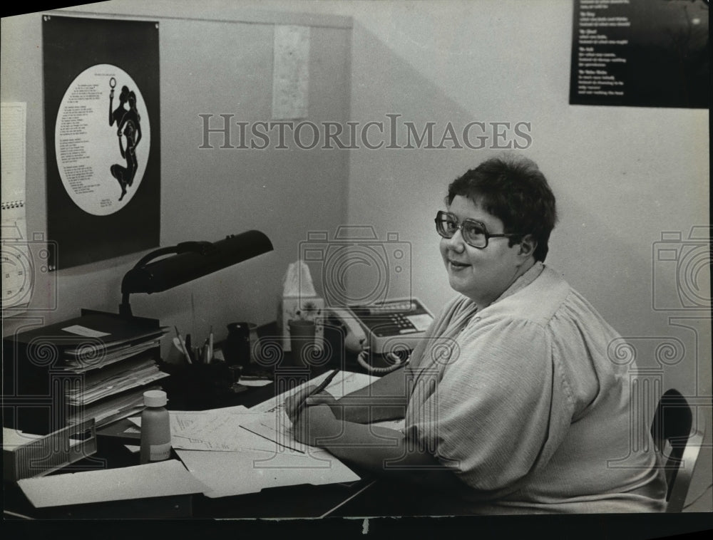 1979 Press Photo Gail Baier director of the Sherman Park Community Association- Historic Images