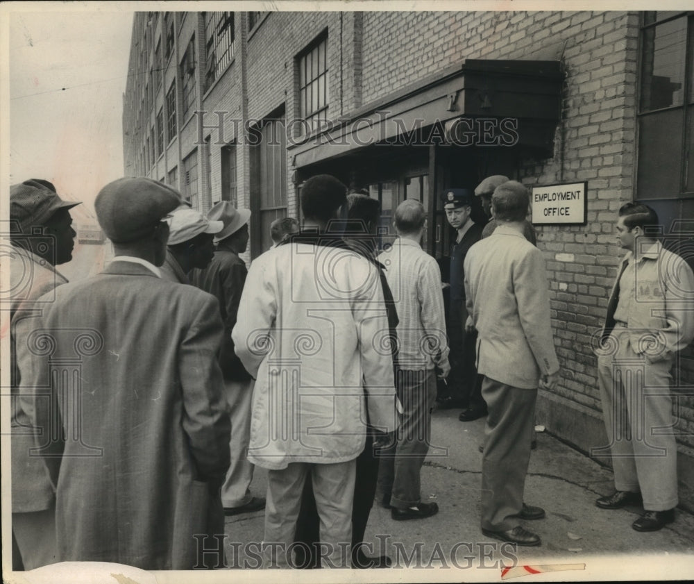 1958 Press Photo American Motors Corporation Employment Office- Historic Images