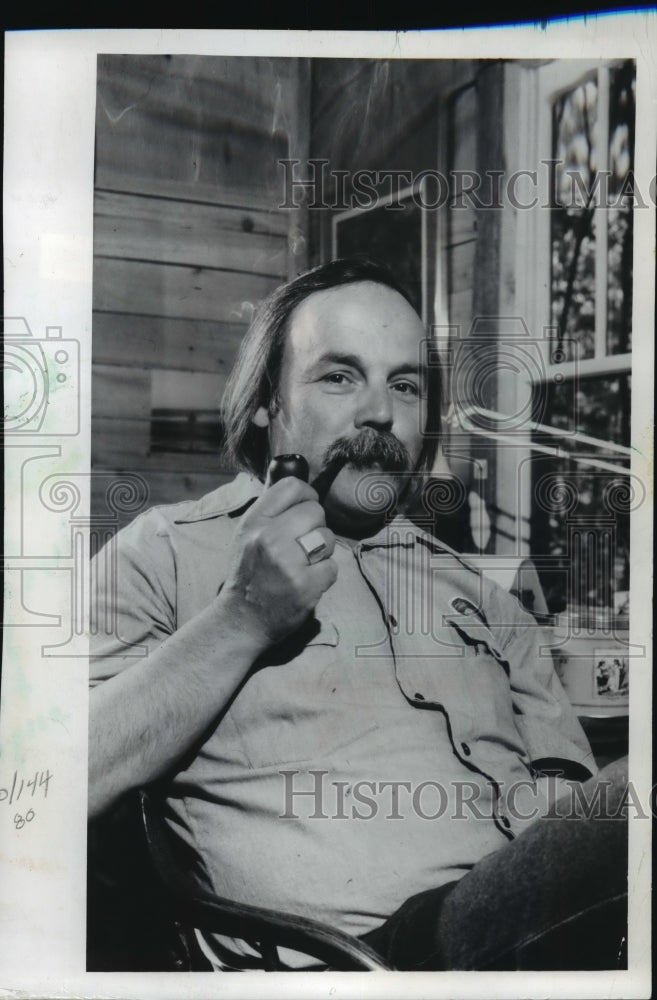 1978 Press Photo Norbert Biel, Wisconsin Author - mja45500