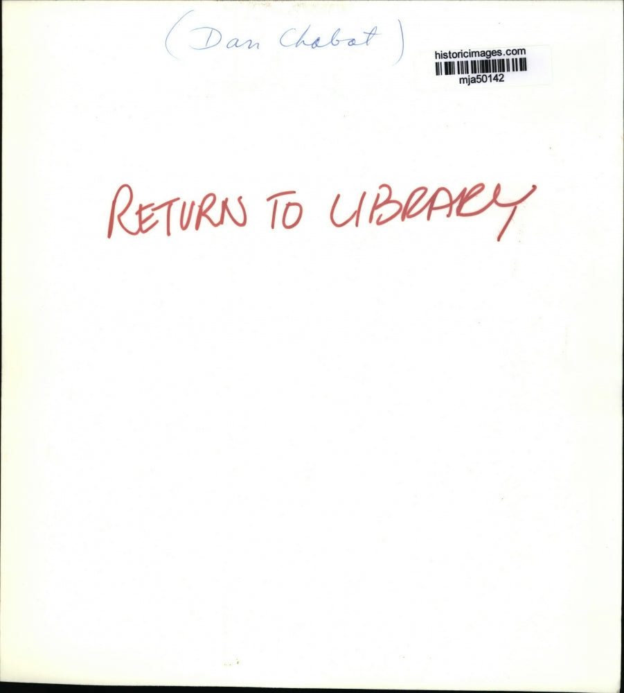 Press Photo George Chobot - mja50142