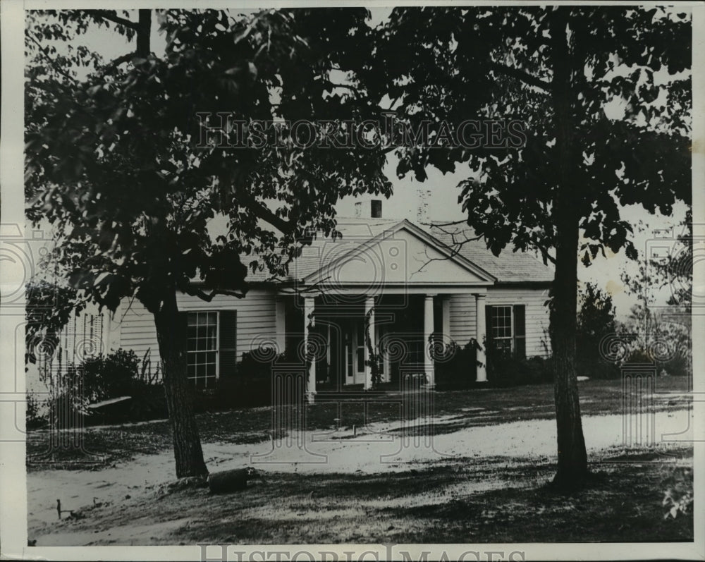 1933 Press Photo Roosevelt&#39;s cottage, &quot;Little White House&quot;, in Warm Springs, Ga