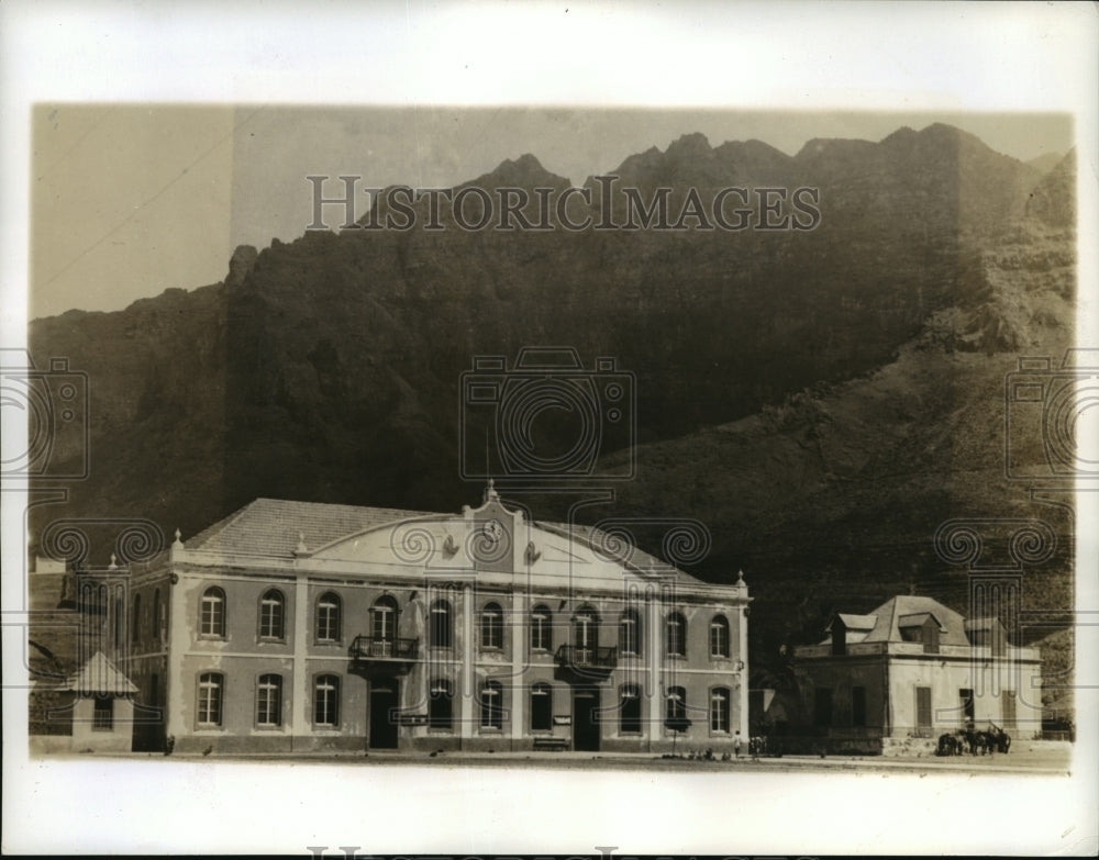 1941 Press Photo Municipal hall on San Thiago in the Cape Verde Islands