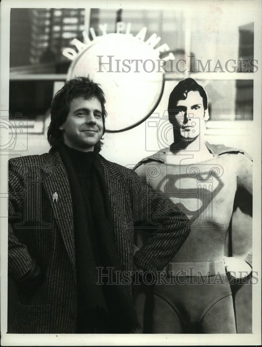 1988 Press Photo Dana Carvey to host "Superman's 50th Anniversary" on CBS-TV- Historic Images