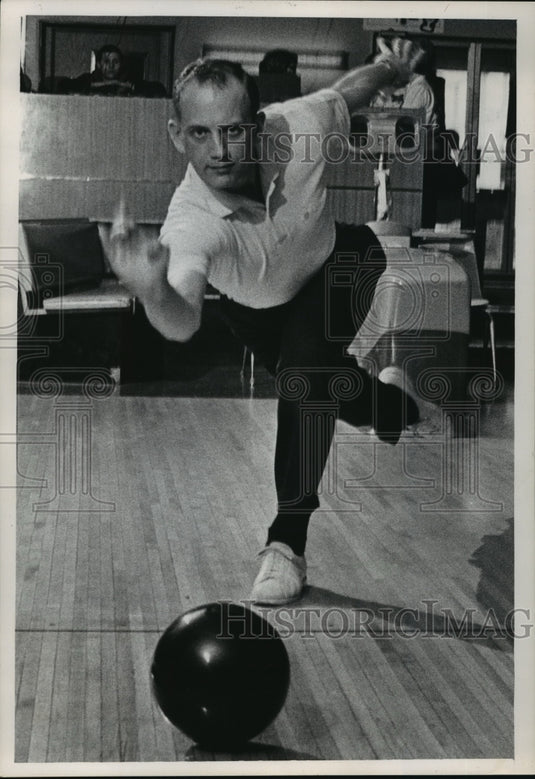 1968 Press Photo Wayne Zahn, Bowler, Atlanta, Georgia - mja51361- Historic Images