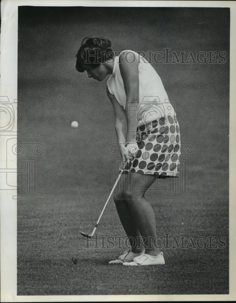 1970 Press Photo Golfer Vicki Zimmermann of Wisconsin - mja51375- Historic Images