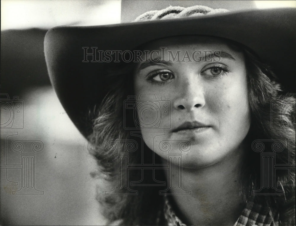 1981 Press Photo Heather Lehrke&#39;s Dream Has Been To Be A Cowgirl - mja51938- Historic Images