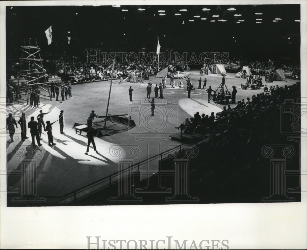 1965 Press Photo Boys Scouts Milwaukee Circus - mja52134- Historic Images