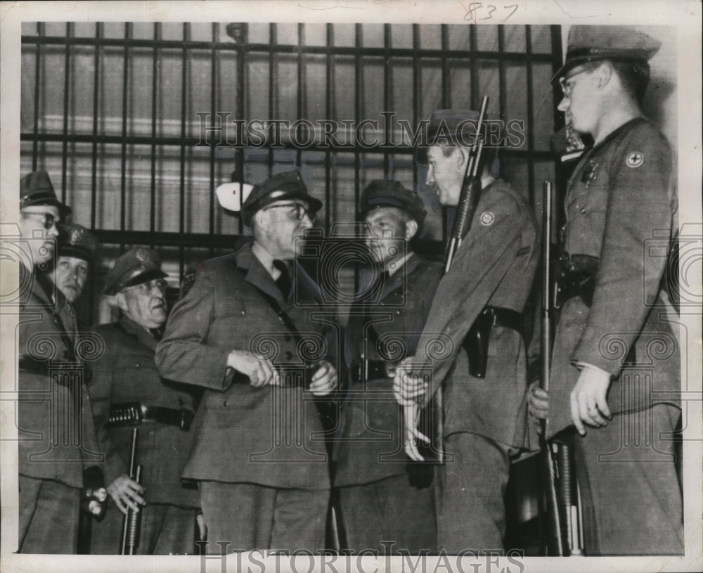 1952 Press Photo Police Captain Herman Nofe Illinois State Prison - mja52451- Historic Images