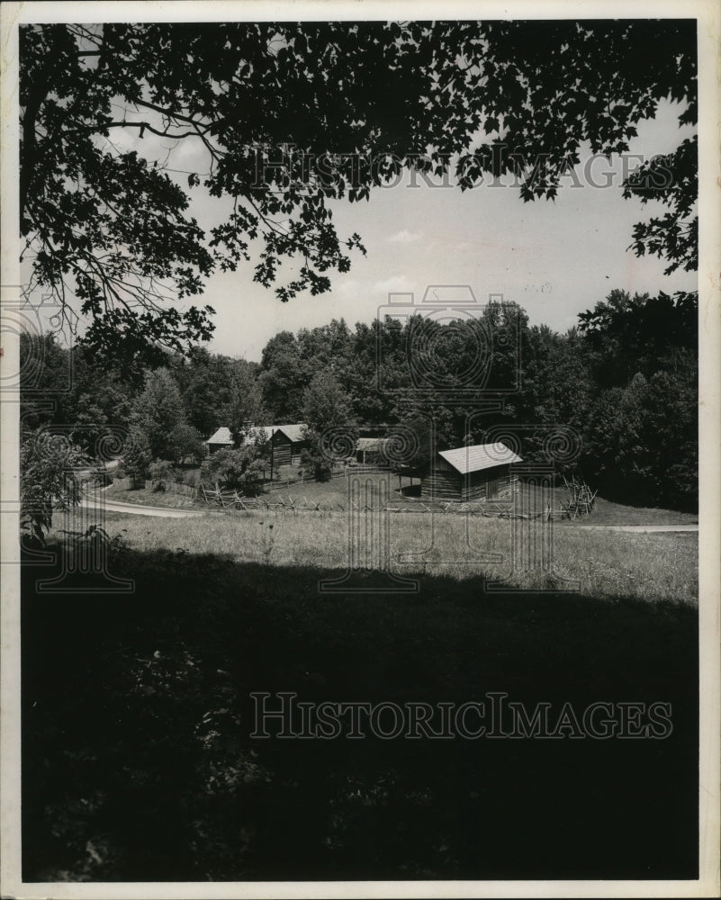 1955 Press Photo Mountain Life Museum at Levi Jackson Wilderness Road State Park- Historic Images