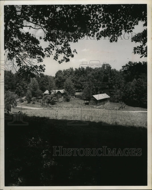 1955 Press Photo Mountain Life Museum at Levi Jackson Wilderness Road State Park- Historic Images