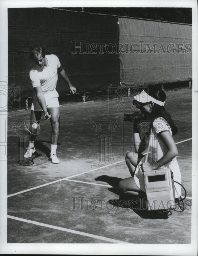 1988 Press Photo Portable video cameras finding wide acceptance these days
