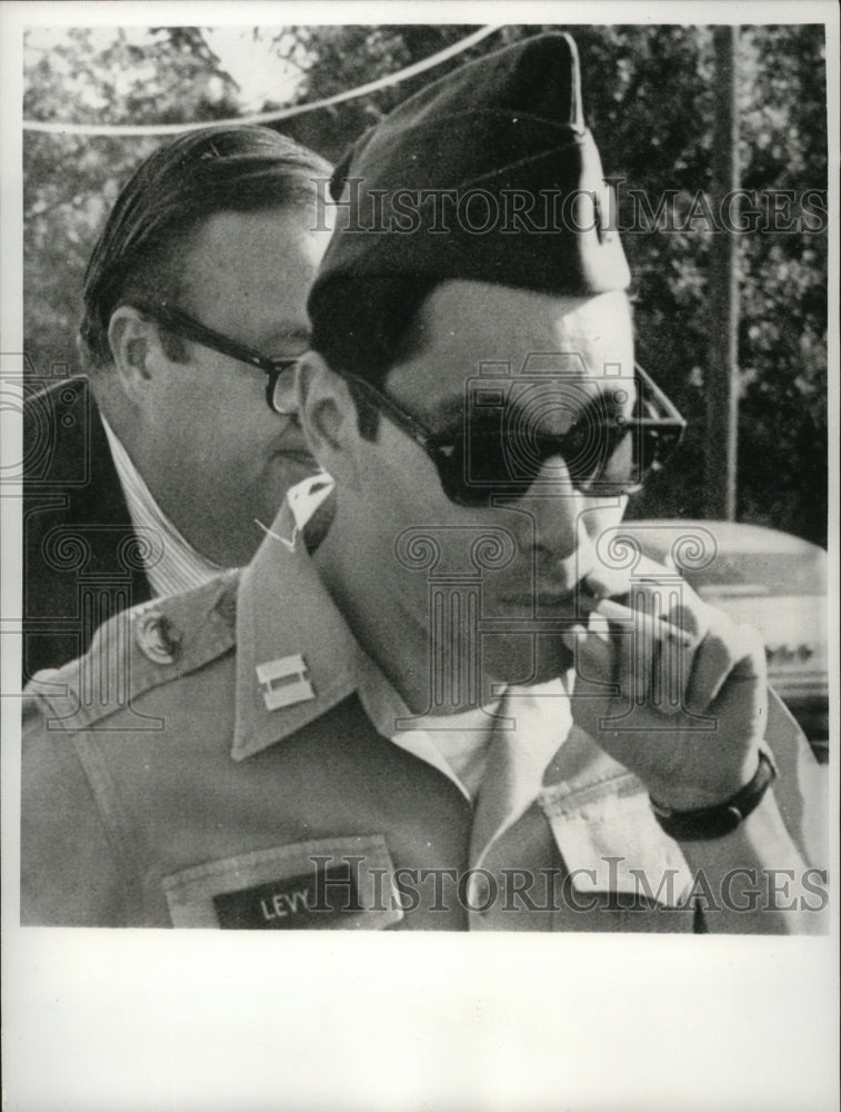 1967 Press Photo Howard Brett Levy Faces Court Martial on Disloyalty Charges- Historic Images