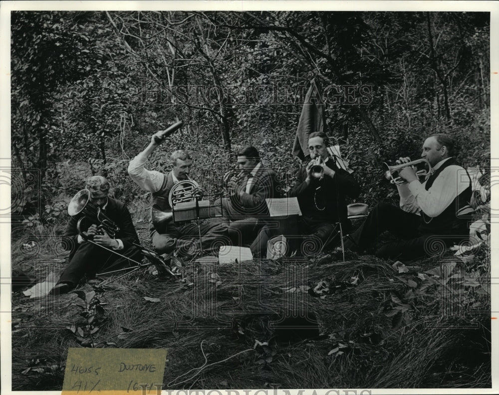 1897 Press Photo Madison, Wisconsin. Picnic at Winnequah Park- Historic Images