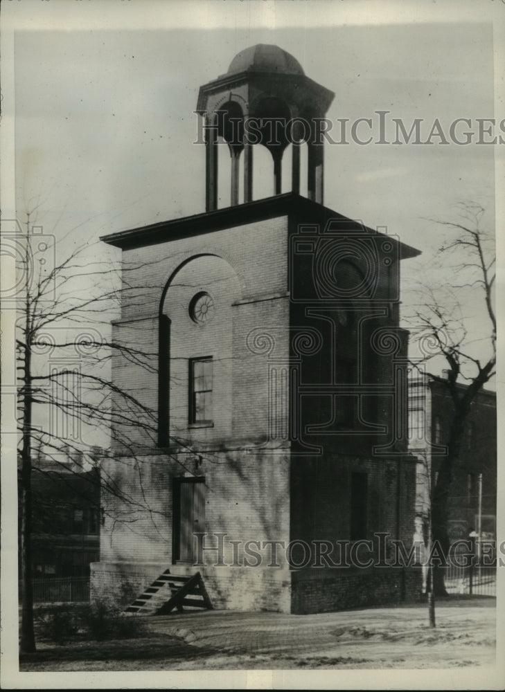 1929 Press Photo Old Bell Tower in Richmond Virginia to be Restored - mja54441- Historic Images