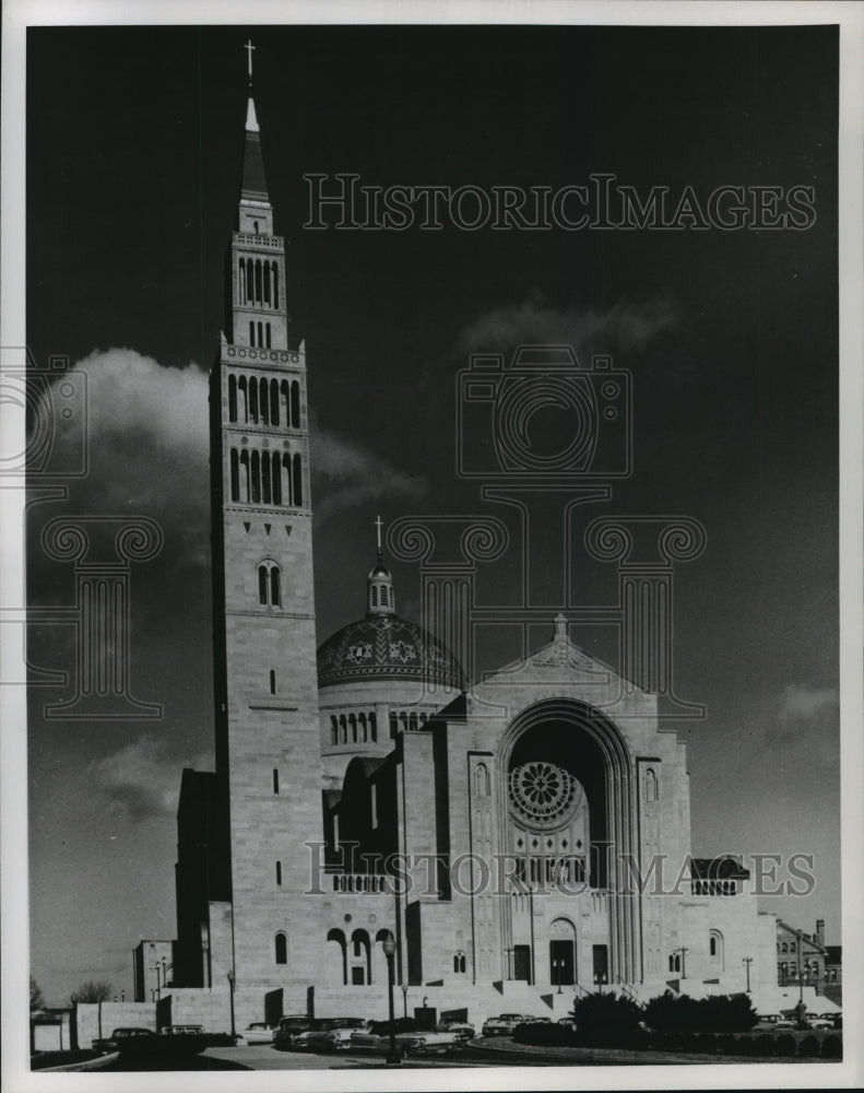 1987 Press Photo National Shrine of Immaculate Conception Washington D.C.- Historic Images