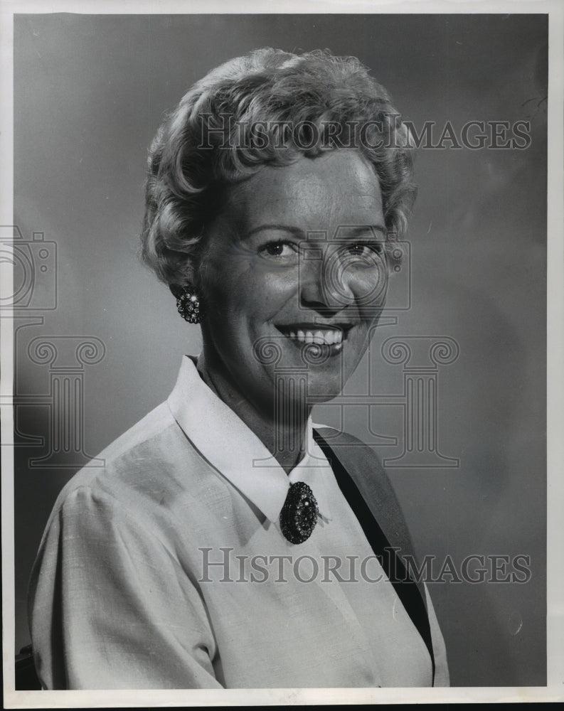 1960 Press Photo Mrs.Tillman A. Bruett, Women&#39;s Court President - Historic Images