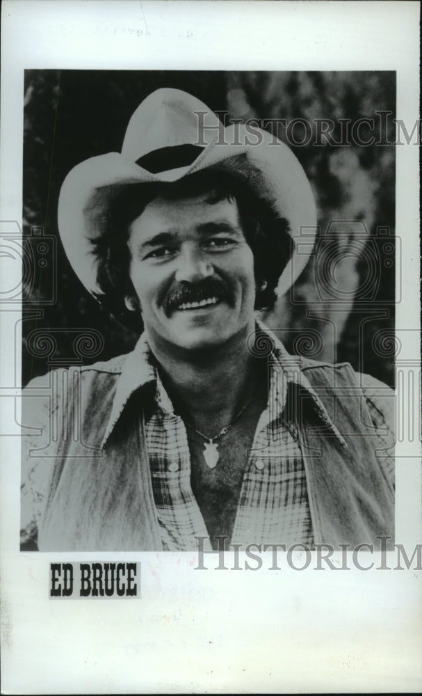 1980 Press Photo Country Music Singer and Songwriter, Ed Bruce- Historic Images