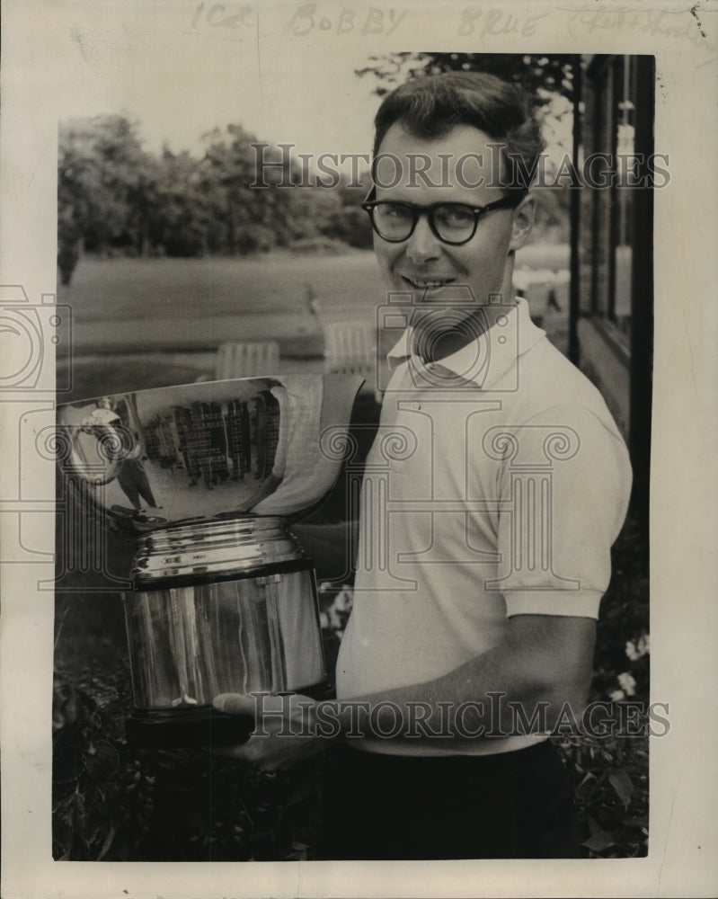 1958 Press Photo Golfer Bobby Brue- Historic Images