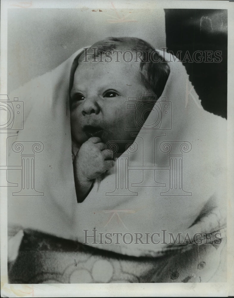 1978 Press Photo John and Lesley Brown&#39;s Test Tube Baby, Louise- Historic Images