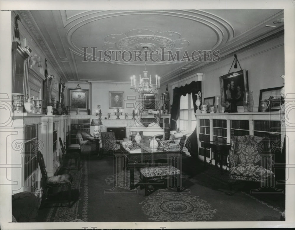 1948 Press Photo Blair House Front Drawing Room, Washington, D.C.- Historic Images