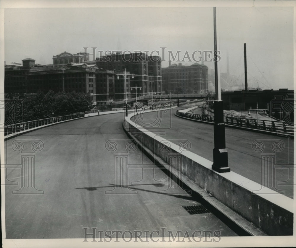 1953 Press Photo New Section of Franklin D. Roosevelt Drive in New York- Historic Images