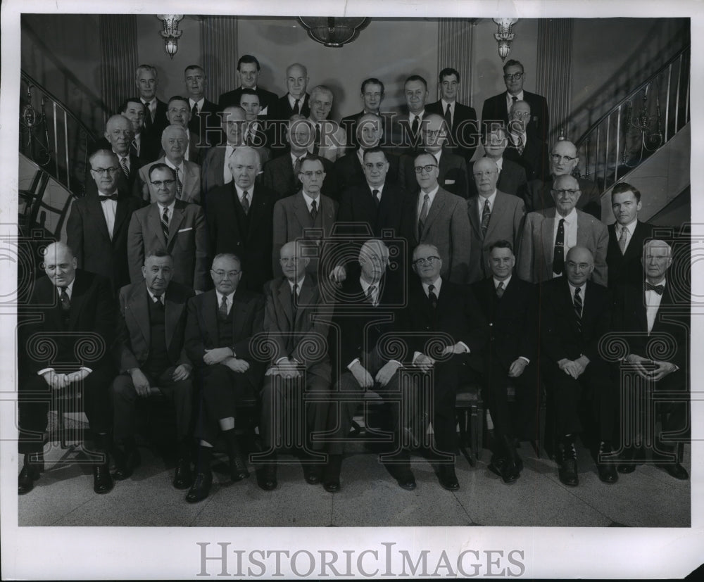 1956 Press Photo Wisconsin Judges At Board of Circuit Judges Annual Meeting- Historic Images