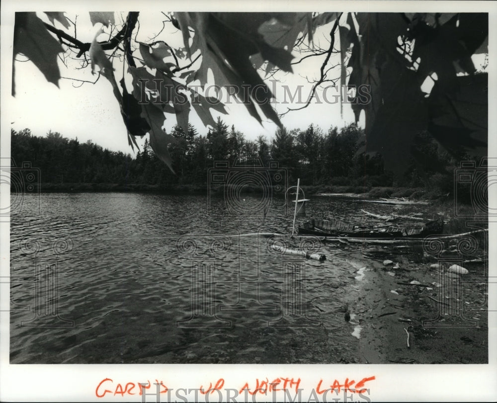  Press Photo Max Lake in Vilas County- Historic Images